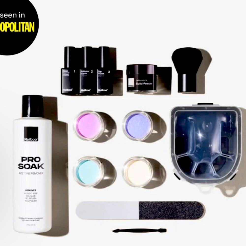Nail Boo powder dip kit - GOLD💅🏻